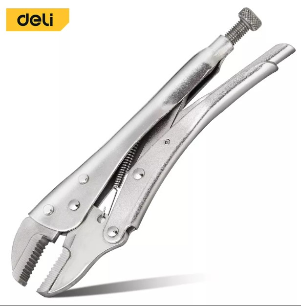 -คีมล็อคปากตรง 10" EDL109010 DELI+