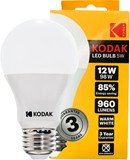 [1001523] หลอดกลม LED A60 E27 5W 400lm แสง WARMWHITE 2700K  Kodak