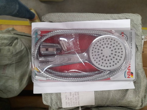 [1001874] ชุดฝักบัว โครเมี่ยม สายอ่อน SR749 HAFEN+