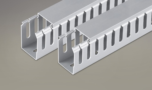 [1002115] NNWD6080 W รางเก็บสายไฟแบบโปร่ง ขนาด 60x80mm. NANO