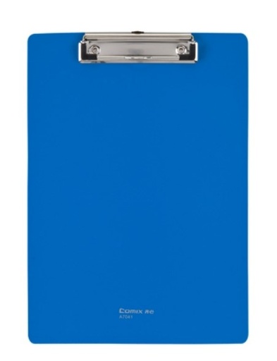 [1002957] คลิปบอร์ด A4 A7041 น้ำเงิน COMIX+