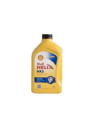 [1002526] น้ำมันเครื่อง HELIX 1L 15W40 HX5 ดีเซล SHELL
