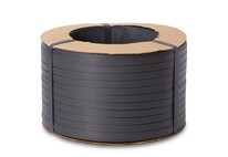 [1002423] เทปรัดกล่อง ใช้เครื่อง 15มม. สีดำ