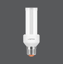 [1002713] หลอดตะเกียบ LED COMPACT U-TYPE 9W แสง WARMWHITE LAMPTAN