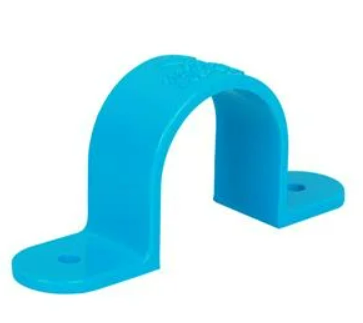 [1003843] กิ๊บจับท่อ PVC หนา 1" ฟ้า