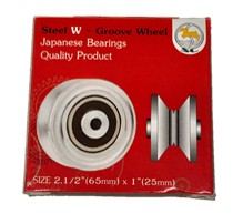 [1004054] ล้อประตูเดี่ยว 3" ร่องฉาก(W) 0722 อย่างดี