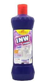 [1004886] น้ำยาล้างห้องน้ำ 500/600มล. สีม่วง INW TURBO