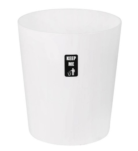 [1005051] ถังผงกลม 7.5L No.1141 สีขาว JCJ