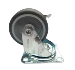 [1005431] ล้อโพลี J11TJP038SB1 1.5" มีเบรคFIXTON+