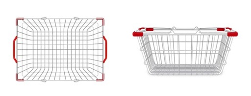 [1005705] Basket Wire L460*W320*H220 mm FIX&BUILD+