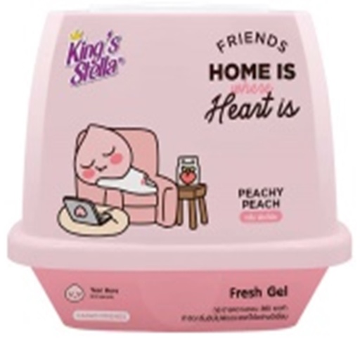 [1006034] เจลปรับอากาศ เฟรชเจลคาเคา 180 g. กลิ่นPeachy Peach King's Stella