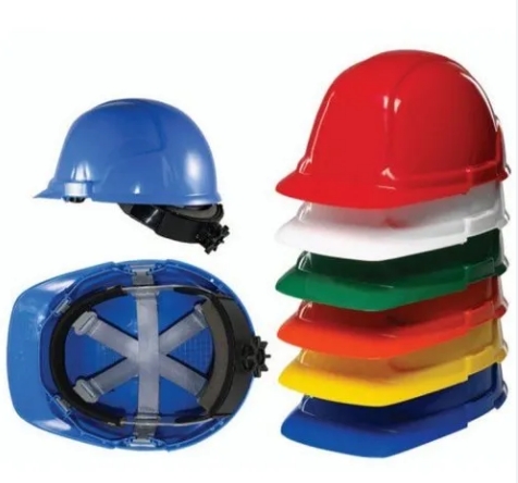 [1006151] หมวกนิรภัย HDPE ปรับหมุน มอก. SC-03HDPE-BR สีน้ำเงิน