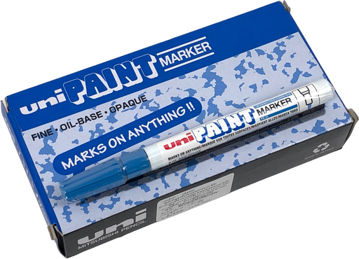 [1006872] ปากกาเมจิ ถาวร PX21 สีฟ้า UNI PAINT