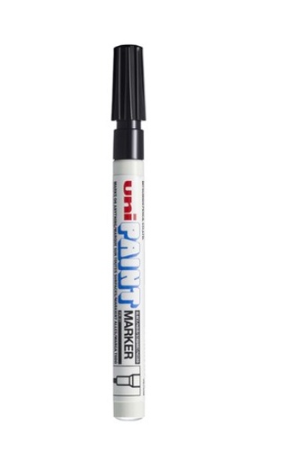 [1007013] ปากกาเมจิ ถาวร PX21 สีดำ UNI PAINT