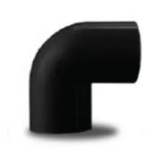 [1007104] ข้องอ 3/8" NNBC15B ดำ NANO