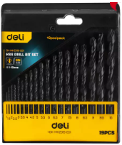 [1007173] ชุดดอกเจาะเหล็ก19ตัวEDH-MHZ019-ED1 DELI+