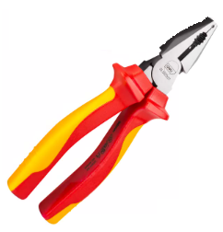 [1007188] คีมปากจิ้งจกหุ้มฉนวนกันไฟฟ้า 1000V 7"EDL512007 DELI+