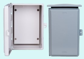 [1007240] ตู้Abcoฝาทึบ มีหลังคา ขนาด 6"x8" A-CA608G สีเทา