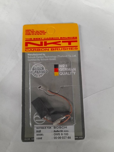 [1007386] แปรงถ่านNKT รุ่น 1347 รหัส00-06-027 FOR BOSCH