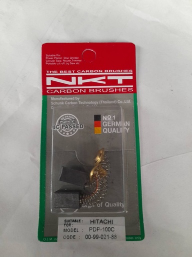 [1007388] แปรงถ่านNKT รุ่น DH25V รหัส00-99-021 FOR HITACHI