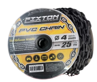 [1009568] โซ่ PVC MPT-1904R 4มม. ดำ FIXTON+ (ตัดขายเป็นเมตร)