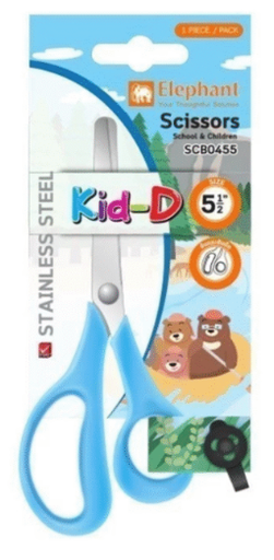 [1009850] กรรไกร 5.1/2" รุ่น SCB0455 Kid-D ตราช้าง