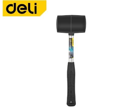 [1000652] ค้อนหัวยางด้ามเหล็ก 16oz EDL5616 DELI+