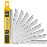 [1000710] ใบมีดคัตเตอร์ 18mm EDL-DP DELI+ (แพค10ชิ้น)