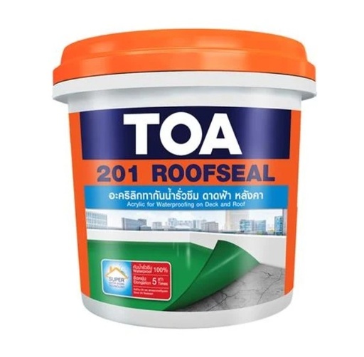 [1000931] กันซึมดาดฟ้า-หลังคา 5 GL 201 ROOFSEAL Blue TOA