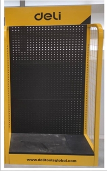 [1000979] ชั้น DisplayJDL302 70*145 cm ดำเหลือง DELI+