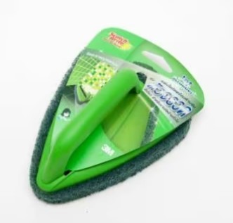 [1001141] สก็อตไบรท์หัวจรวด+ด้าม สีเขียว 22442 3M