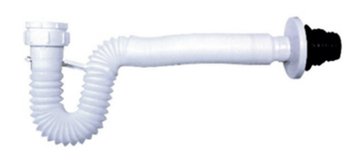 [1001638] ท่อย่นน้ำทิ้งกันลื่นFS049+ตัวล็อคPIXO