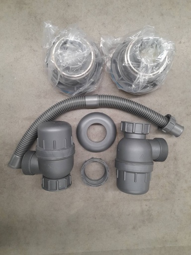 [1001705] ท่อน้ำทิ้งซิงค์ 2ทาง A05 LAMPARD +