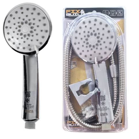 [1001904] ชุดฝักบัว โครเมี่ยม ปรับ 5 ระดับ SR/329 FIX&BUILD