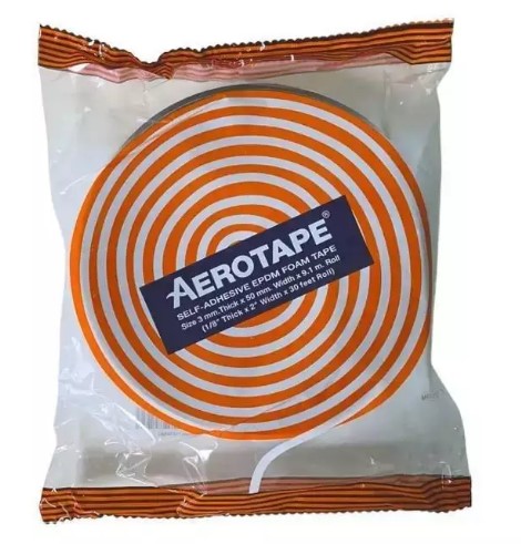 [1002253] เทปพันท่อแอร์ หนา 3mm x 50mm x 9.1m AEROTAPE