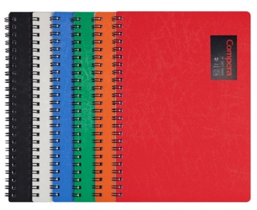 [1002954] สมุดโน๊ต A5 C7003 50แผ่น ดำ COMIX+