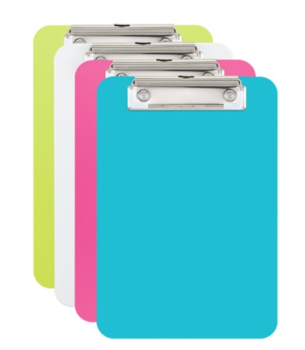 [1002958] คลิปบอร์ด A4 A7061 ขาว COMIX+