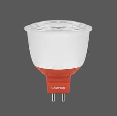 [1002699] หลอดโพลีคาร์บอร์เนต LED MR16 DIMMABLE 7W 220V แสง DAYLIGHT 6500K LAMPTAN
