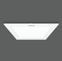 [1002738] หลอด LED DOWNLIGHT ULTRA SLIM 12w. เหลี่ยม LAMPTAN