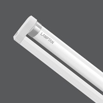 [1002749] ชุดราง T8 LED SETRONIC GLOSS V.2  18W แสง DAYLIGHT 6500K LAMPTAN