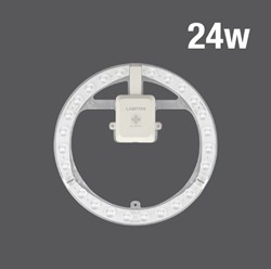 [1002750] หลอดซาลาเปา LENS MODULE LIGHTRIC 24W แสง DAYLIGHT 6500K LAMPTAN (QTY 1)