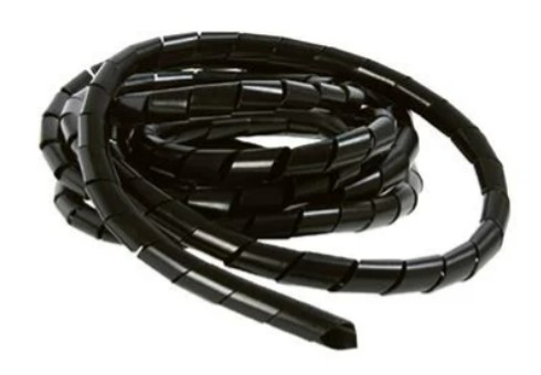 [1003706] ไส้ไก่พันสาย KS12 สีดำ