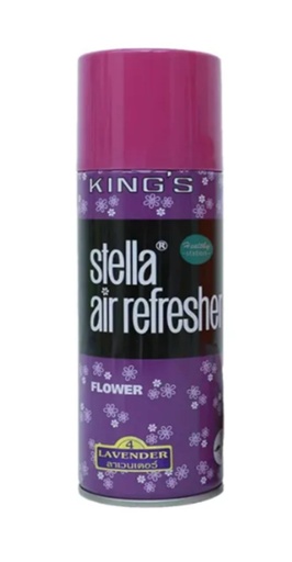 [1004042] สเปรย์ปรับอากาศ 350 มล. กลิ่นลาเวนเดอร์ King's Stella