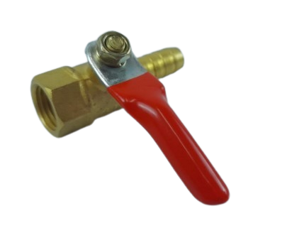 [1004174] บอลวาล์วลมเกลียวใน/เสียบสาย1/4x8 FIXTON+