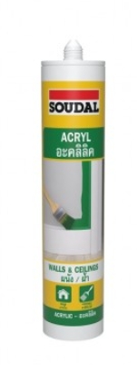 [1004751] อะคริลิกยาแนว Acryl 450g ขาว SOUDAL