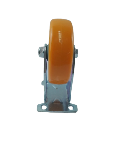 [1005419] ล้อยูริเทนเหลือง A21UBB 4" ตาย FIXTON+