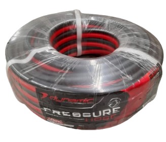 [1005214] สายลมคู่ (ยาง) PFA.1/4"x20ม ดำ-แดง DYNAMIC+