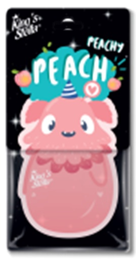[1006020] แผ่นหอมปรับอากาศ ลิตเติ้ล มอนสเตอร์ 13g. กลิ่น Peachy Peach King's Stella