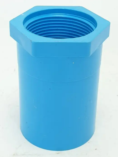 [1006627] ข้อต่อตรงPVCหนาเกลียวใน3" มอก