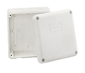 [1006892] กล่องกันน้ำ 4''x4''x2.5" สีขาว NANO-202W NANO